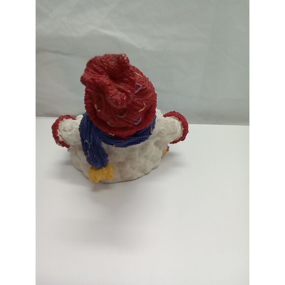 Snowman candy dish red white blue green - Picture 3 of 5